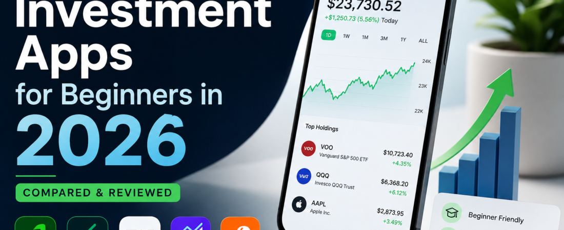 Best Investment Apps for Beginners in 2026 (Compared & Reviewed)